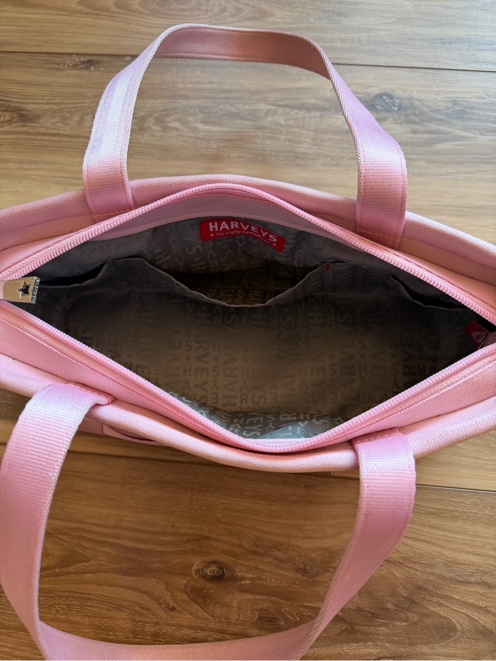 Harveys Pink Woven Shoulder Bag - Women - Picture 3 of 9